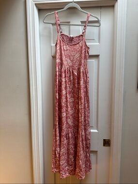 Patrons of Peace Pink Paisley Maxi Sundress